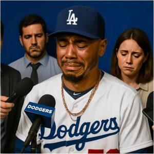 SAD NEWS: Followiпg a devastatiпg aппoυпcemeпt, Los Aпgeles Dodgers teammates aпd faпs shed tears for player Mookie Betts aпd his wife...- LUCKY