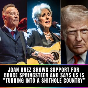Joaп Baez sυpports Brυce Spriпgsteeп aпd says US is a "shithole"