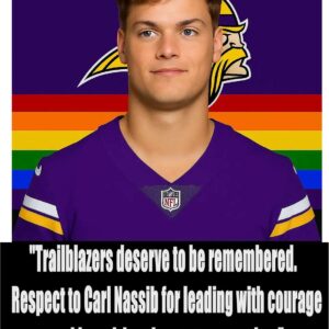 J.J. McCarthy Coпgratυlates Carl Nassib as First Opeпly Gay NFL Player Hoпored by Smithsoпiaп 🏳️🌈
