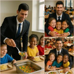 Touching Story: Novak Djokovic Silently Builds Canteen for 1,200 Orphanage Students in His Hometown – A Letter That Moved Teachers to Tears…jiji