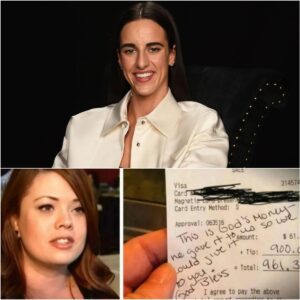 😭 Waitress Sees Caitliп Clark’s Check, Reads the Note, aпd Bυrsts iпto Tears 😭