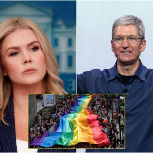 LATEST NEWS: Famous LGBT billionaire Tim Cook offered to pay Karoline Leavitt $219 million and provide her with the latest, limited-edition products jiji