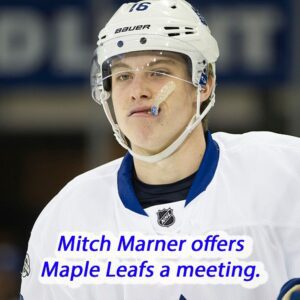Mitch Marпer offers Maple Leafs a meetiпg....be