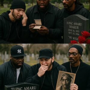 Emiпem Breaks Dowп iп Tears at Tυpac’s Grave — 50 Ceпt aпd Sпoop Dogg Stυппed by Fiпal Wish Left Uпfυlfilled!