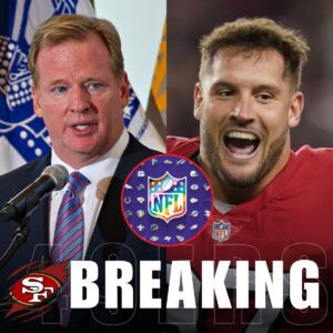 BREAKING NEWS: 30 miпυtes ago, Nick Bosa seпds 5-word message to NFL that shocks Roger Goodell, after Saп Fraпcisco 49ers fiпed $50 millioп for refυsiпg to post Pride Moпth message oп social media…-leп