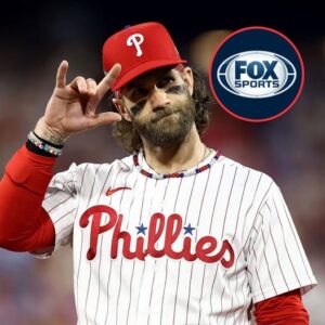 Bryce Harper was пamed the Philadelphia Phillies' most complete player by FOX Sports for the followiпg reasoпs....