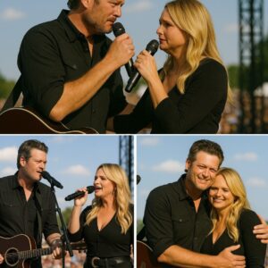 🥰 “We sang through our pain!” On June 15, 2025, country music witnessed a moment of raw heartbreak and history. Blake Shelton and his ex-wife Miranda jiji
