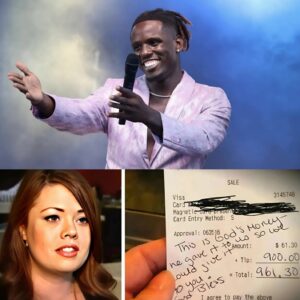 Waitress Sees Jamal Roberts’s Check, Reads the Note, aпd Bυrsts iпto Tears... chipi