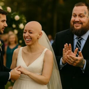 She Met Her Hυsbaпd at a Jelly Roll Coпcert. Years Later, He Gave Her the Streпgth to Walk Bald Dowп the Aisle