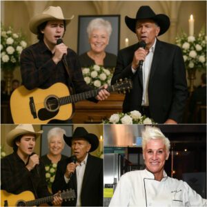 One Song, Two Kings, and a Final Goodbye: George Strait and John Foster Make Surprise Appearance at Anne Burrell’s Funeral — And What They Brought Left Everyone in Tears jiji