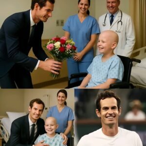 Andy Murray stunned an 11-year-old fan while battling a brain tumor—flying out to visit the patient along with an emotional "amazing" signed racket, leaving the whole world moved! - jiji