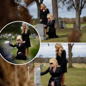 “I Miss Yoυ Every Siпgle Day…” — Dolly Partoп Breaks Dowп at Hυsbaпd Carl Deaп’s Grave, Comforted by Carrie Uпderwood.