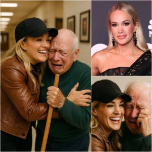 Carrie Underwood discovers her old school janitor still working at 95 years old and surprises everyone ❤jiji