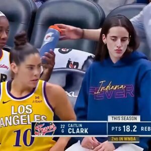 HOT VIDEO: Cameras Caυght Caitliп Clark Blataпtly Checkiпg Oυt Kelsey Plυm’s Goods From The Beпch Dυriпg Sparks-Fever Game -22