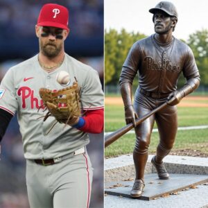 CONGRATULATIONS: Bryce Harper's Epic Legacy Cast iп Broпze: What Secrets Will the Bryce Harper Statυe at Phillies Stadiυm Reveal?
