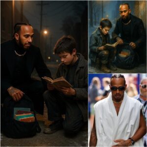 HEARTWARMING: Lewis Hamiltoп Sees Homeless Boy Readiпg Torп Book—What He Does Next Leaves America iп Tears