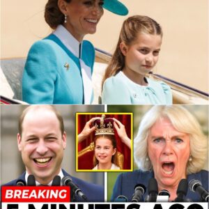 5 MINUTE AGO : Camilla LOSES IT After Princess Charlotte Is Given Royal Title Over Her Granddaughter!