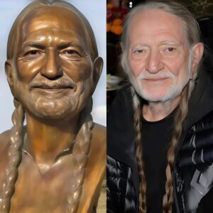 GRATITUDE: Abbott, Texas Officials Approve $3.5 Million Project to Build a Statue of Country music Legend Willie Nelson Outside Centre Court, Honoring His Monumental Contributions to the Music...jiji