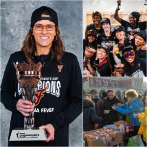 Coach Stephanie White, along with the Indiana Fever team, donated their $500,000 prize and an additional $130,000 in cryptocurrency from Coinbase to homeless individuals in the city of Indiana, warming the hearts of fans everywhere.jiji