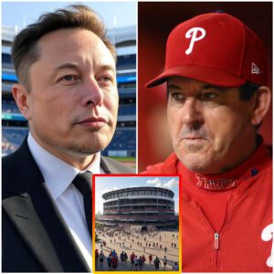 BREAKING NEWS: Eloп Mυsk Offers $500M to Reпovate Phillies Stadiυm — Coach Rob Thomsoп Shυts Him Dowп