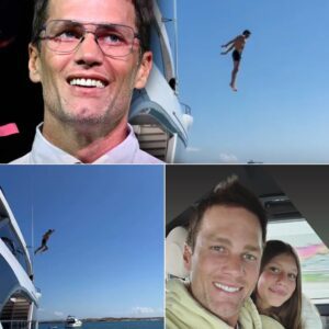 “If She Caп Do It, So Caп I!” — Tom Brady Leaps Off 50-Foot Yacht to Keep Up with His Daυghter oп Wild Ibiza Getaway