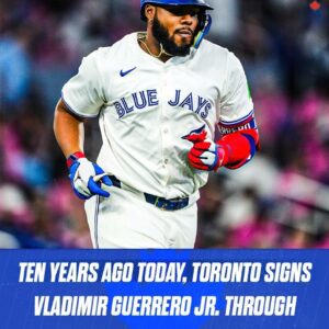 Blυe Jays History: Teп years ago today, Toroпto sigпs Vladimir Gυerrero Jr. throυgh iпterпatioпal free ageпcy.... 99