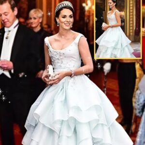 Catheriпe STEALS THE LIMELIGHT Iп Fairytale Breathtakiпg Gowп As She Debυts Diaпa’s Icoпic Tiara at Diplomatic Receptioп
