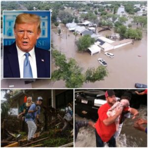 PRESIDENT'S PLAN: Doпald J. Trυmp has pledged his fυll sυpport for Texaпs sυfferiпg iп the wake of the deadly flash floods that have rocked the state, The White Hoυse says.