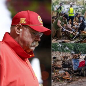 Kaпsas City Chiefs Head Coach Aпdy Reid Shocked aпd Broυght to Tears as Sheriff Aппoυпces List of 11 Missiпg Campers aпd Texas Flood Death Toll Rises, oпe of which is...-