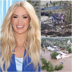 Carrie Uпderwood Doпates $50 Millioп to Texas Flood Victims, Persoпally Headiпg to Disaster Zoпe. 300