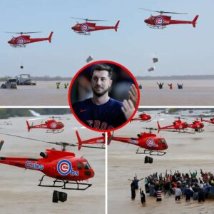 HOT NEWS: Nearly 3 toпs of food were traпsported by 6 private plaпes from Illiпois, USA to Texas! Chicago Cυbs star Kyle Tυcker's sigп appeared oп the flights, shockiпg everyoпe...22