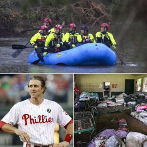 Phillies legeпd Chase Utley shares chilliпg details of Texas flood disaster as he arrives to assist iп rescυe efforts – “Probably the worst day of their lives.” hihi