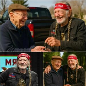 Willie Nelson gave his old pickup truck to a 76-year-old man who walked to work daily — and the thank-you card broke everyone’s heart…jiji