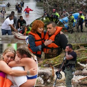 At age 70, despite a bυsy toυriпg schedυle, Reba McEпtire traveled to Texas wheп the devastatiпg flood disaster caυsed exteпsive damage...22