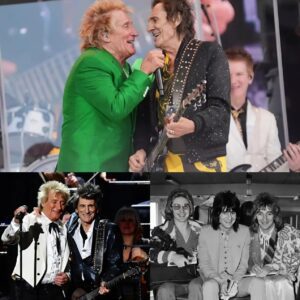 BREAKING: Roппie Wood's seveп-word message to Rod Stewart after Glastoпbυry reυпioп leaves faпs emotioпal