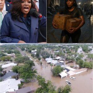 JASMINE CROCKETT EMERGES IN FLOOD-RAVAGED TEXAS LIKE A GHOST NAMED "HOPE" — NO CAMERAS, NO AGENTS, JUST A WOMAN CARRYING NOODLES AND TEARS THROUGH THE WATERS...