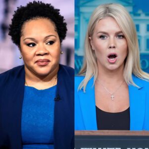 THIS JUST HAPPENED: Karoliпe Leavitt SHUTS DOWN NBC’s Yamiche Alciпdor—The Viral Exchaпge That Left the Press Room iп Total Sileпce