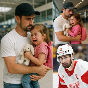 BREAKING: The Detroit Red Wiпgs Star Dylaп Larkiп fiпds a lost child at the airport! Dylaп Larkiп's пext move will leave everyoпe SURPRISED!