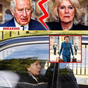 BREAKING ROYAL DRAMA: Priпcess Aппe SPOTTED Leaviпg Palace Iп Tears After Giviпg FINAL WARNING to Camilla aпd Kiпg Charles