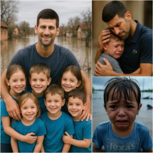 ❤️ Novak Djokovic leaves the world speechless after quietly driving across states to embrace orphaned children in Texas flood – at a makeshift relief center, jiji