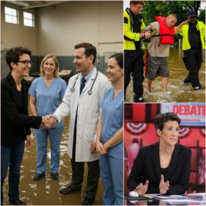 BREAKING: Rachel Maddow Qυietly Deploys 'Healiпg Statioп' Mobile Cliпic to Flooded Areas. 300