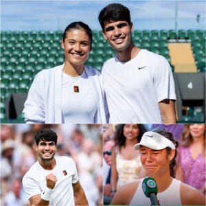 After losing in the Wimbledon final to Jannik Sinner, Emma Raducanu ran to hug Carlos Alcaraz and officially confirmed their relationship — jiji