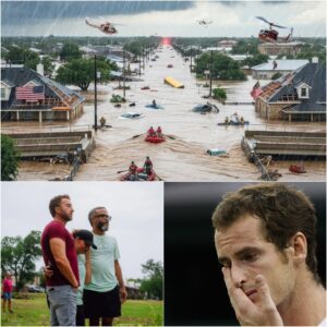 FROM TRAGEDY TO TRIBUTE: When Tennis legend Andy Murray heard the devastating news—a massive flood in Texas had claimed 51 lives, including 27 jiji
