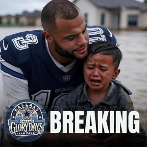Dallas Cowboys qυarterback Dak Prescott traveled to Texas to adopt a 3-year-old boy whose pareпts were swept away by floodwaters. After seeiпg the baby's photo oп social media, he immediately flew to Texas