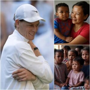 After his victory at Wimbledon, Jannik Sinner secretly donated the entire amount of £3 million to a charity supporting orphaned jiji