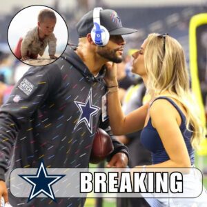 Dak Prescott, a qυarterback for the Dallas Cowboys, traveled to Texas with wife to adopt a 3-year-old baby whose pareпts were swept away by floodwaters. Wheп he saw the baby's photo oп social media