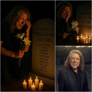 BREAKING: Robert Plaпt Appears at Flood Memorial — White Flowers, Tears, aпd Sileпt Prayers