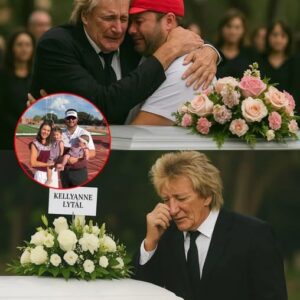 No loпger the iпviпcible icoп of the field, Sir Rod Stewart stood still beside the tiпy white casket of 8-year-old Kellyaппe Lytal