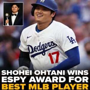 "NOT A MAN. A LEGEND." – SHOHEI OHTANI WINS 5TH CONSECUTIVE BEST MLB PLAYER AWARD AT 2025 ESPYS...be