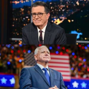 SHOCKING TWIST: AFTER THE LATE SHOW CANCELLATION, STEPHEN COLBERT TEAMS UP WITH TIM WALZ FOR EXPLOSIVE NEW SHOW — IS THIS THE FUTURE OF LATE-NIGHT TV?